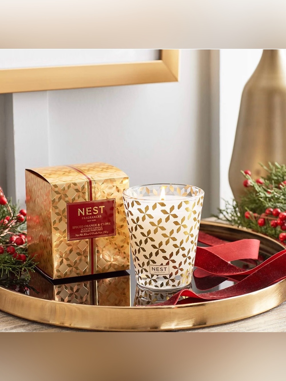 NEST Spiced Orange & Clove Single Wick Candle